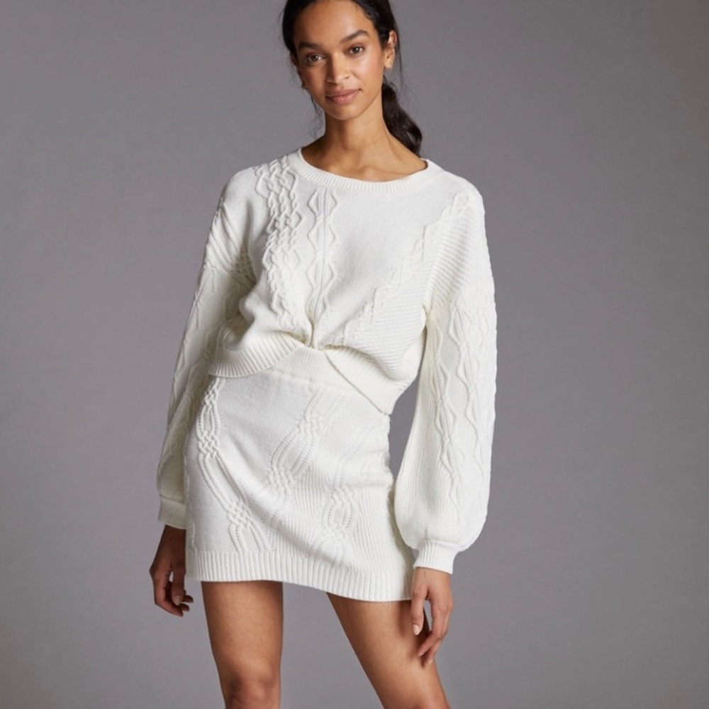 Anthropologie sweater set